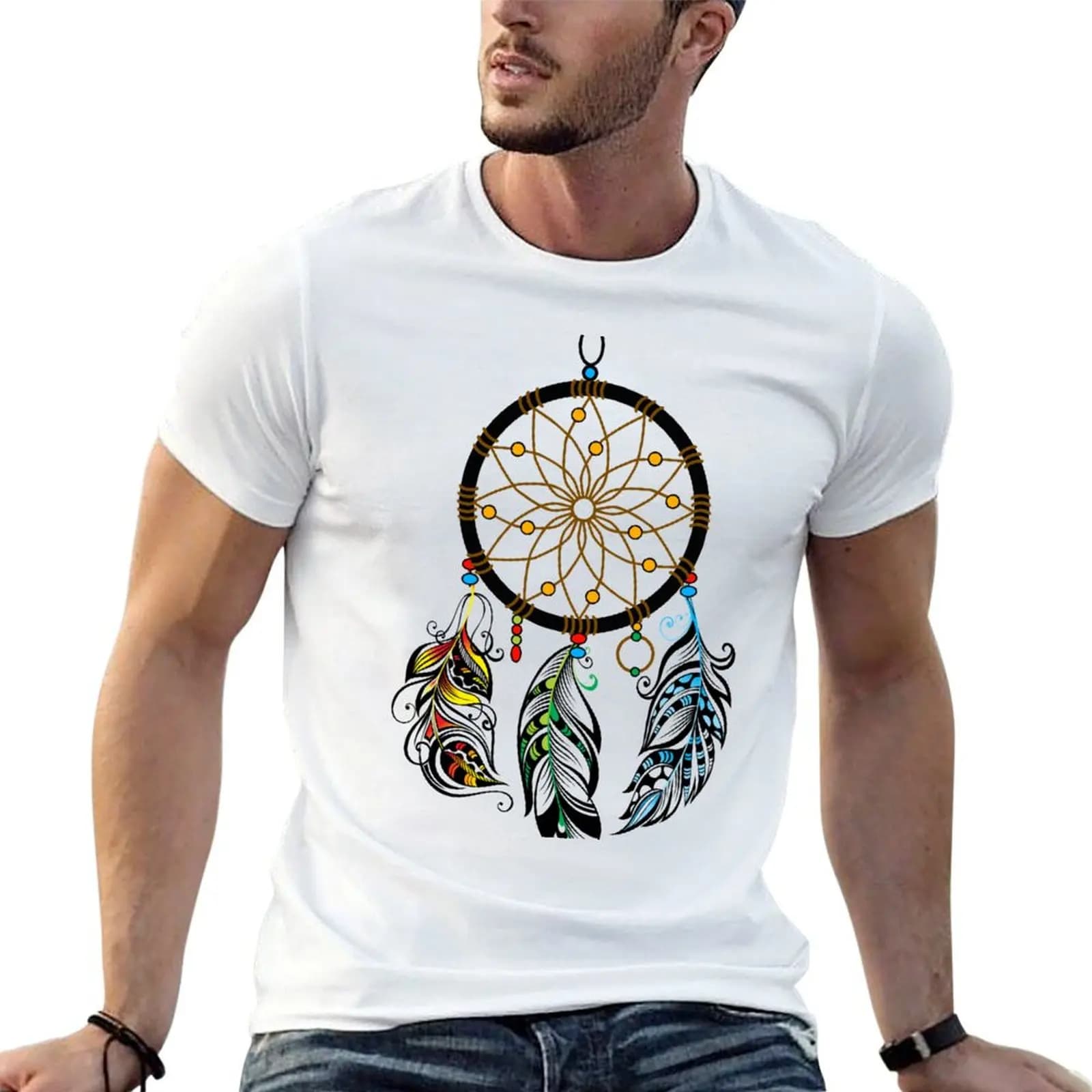 Dreamcatcher T-Shirt t shirts designer t shirts for man slim fit t shirts for man cotton T-shirt
