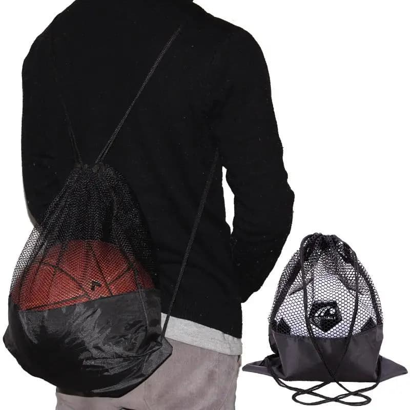 Multifunctional Mesh Sports Bag Portable Football Basketball Volleyball Storage Backpack Outdoor Ball Carry Backpack