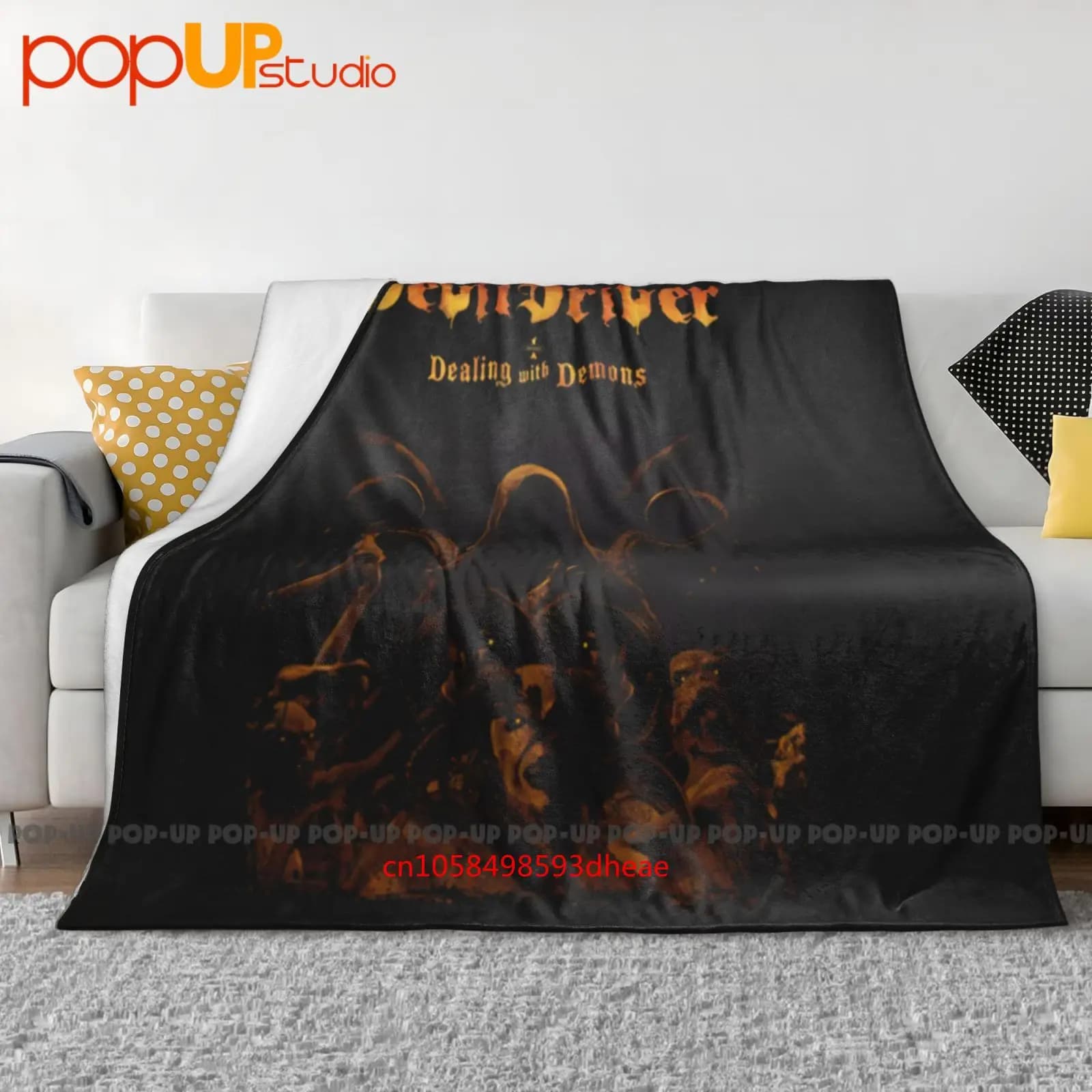 Devildriver 'Jumbo Reaper' Coperta ultra morbida trapunta invernale Copridivano Copriletto