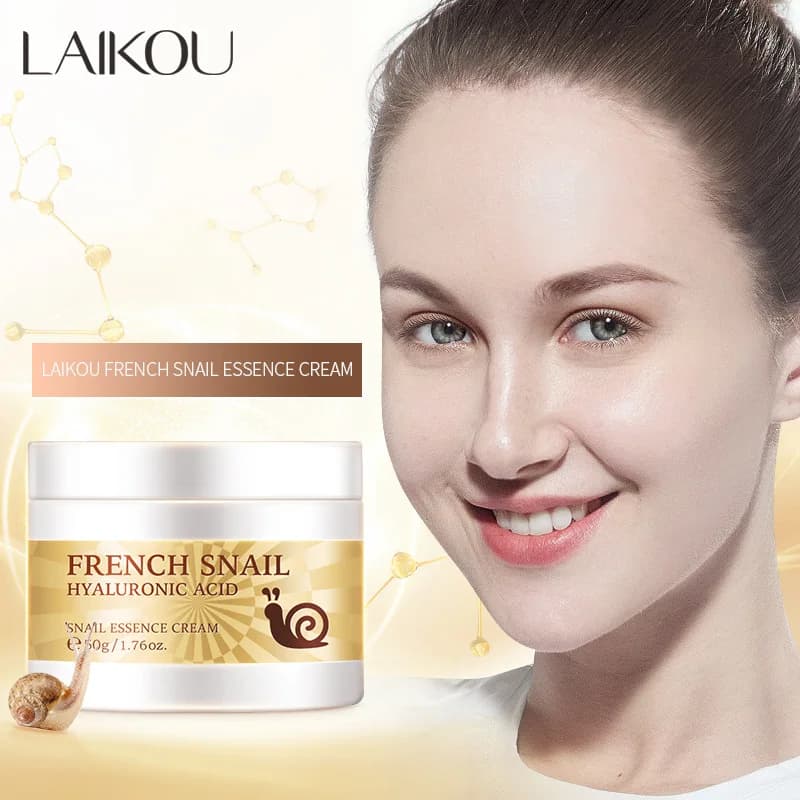 LAIKOU Snail Face Cream Hyaluronic Acid Moisturizing Cream Raxing Face Cream Skin Care