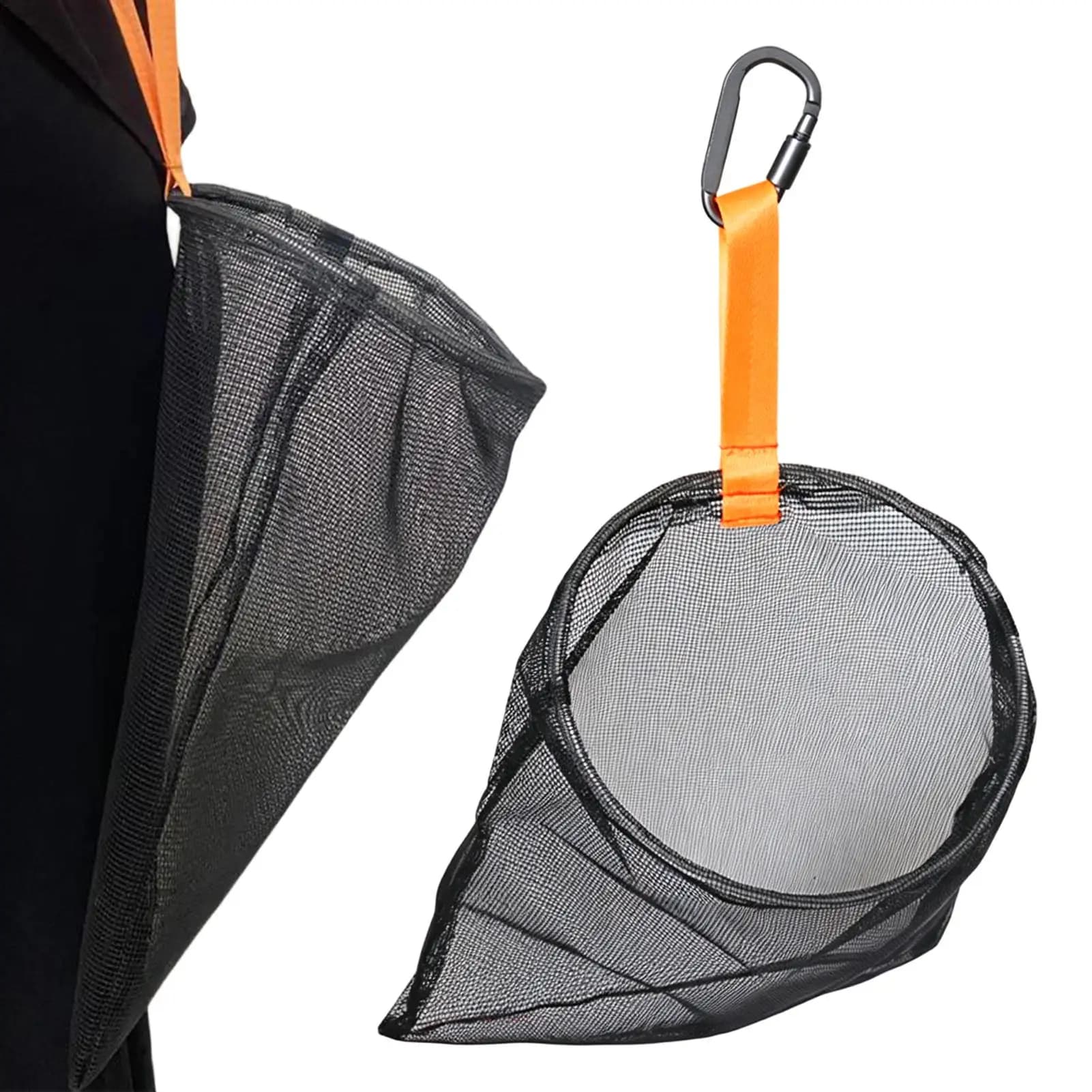Clam Bag Seashell Foldable Diving Snorkeling Beach Pool Storage Net Clamming Bag for Fishing Sand Travel Family Swimming Summer