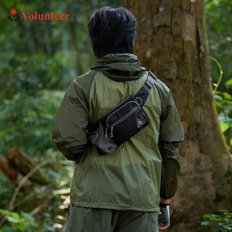 Borsa da Cintura VOLUNTEER per Escursionismo e Arrampicata, Borsa a Tracolla Impermeabile per Uomo, per Sport e Viaggi all'Aperto, Modello 1857-06