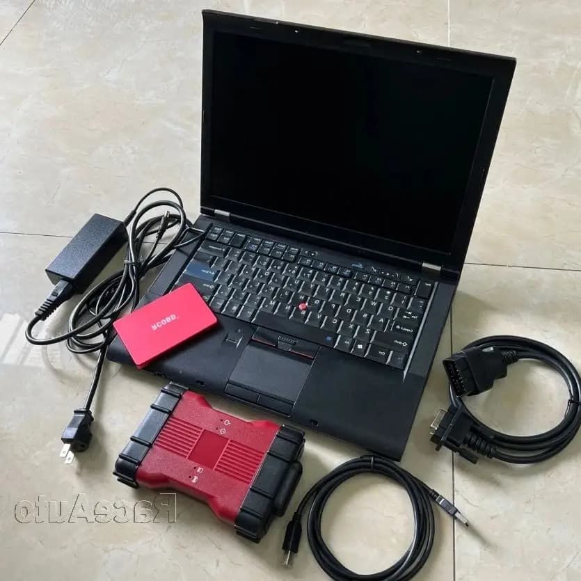 Strumento diagnostico cavo VCM 2 Obd2 completo VCM2 2in1 per F-ord e Ma-zda con laptop T420 i5