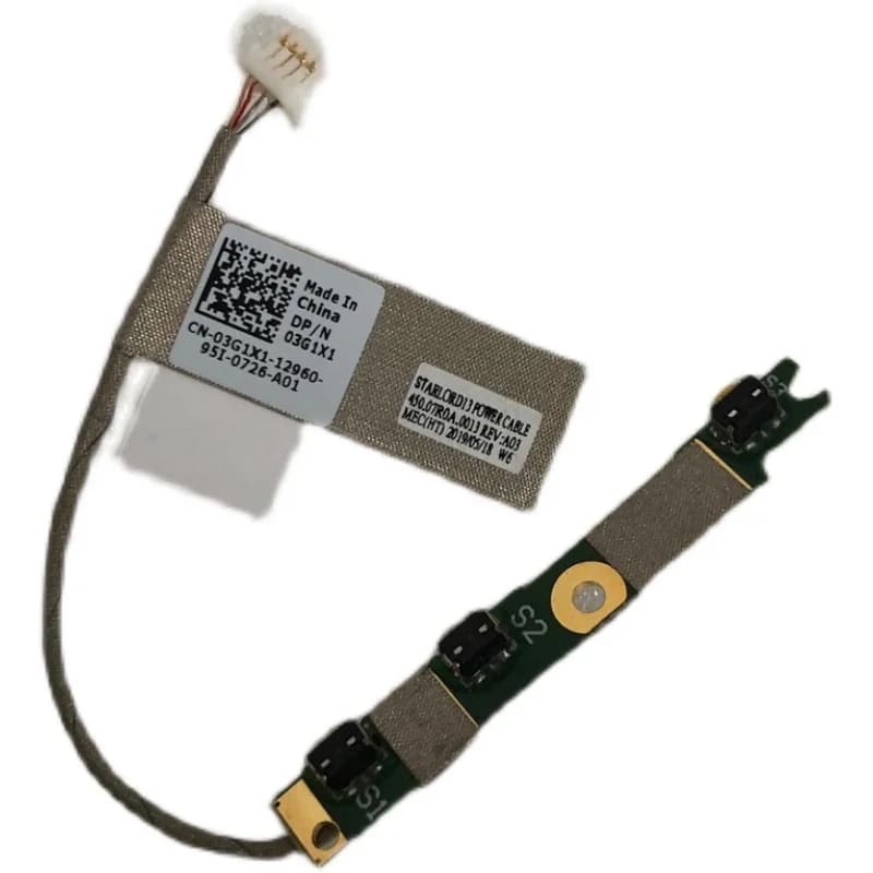 NEW Power Button Card For Dell Inspiron 13 7368 5368 7378 7378 7579 Power Card Cable 03G1X1