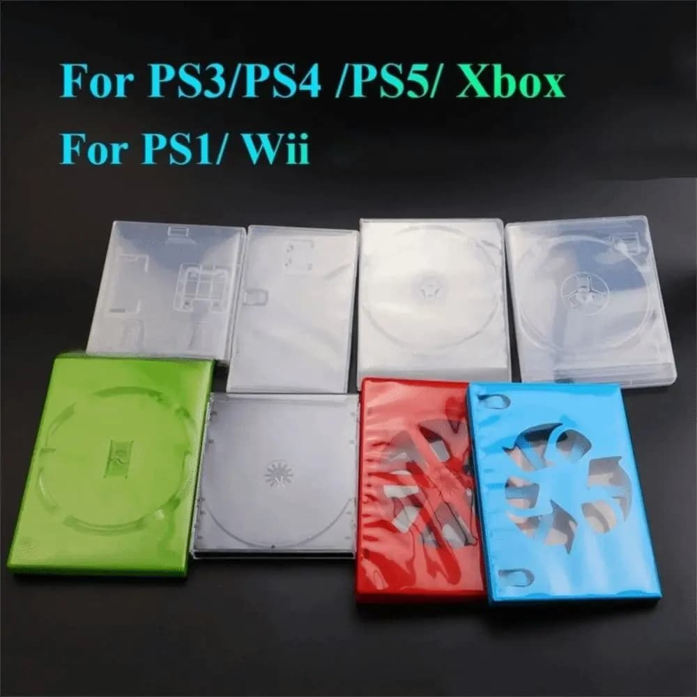 1 Pezzo Custodia Protettiva in Plastica per CD Giochi, Accessorio Sostitutivo per PS1 PS2 PS3 PS4 PS5 Xbox WII