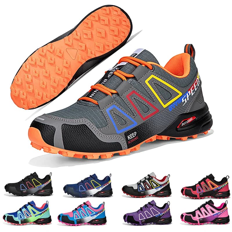 Leather Hiking Boots Anti Slip Wear Resistant Durable Outdoor Shoes for Men Women Mountain Trekking Trail Climbing