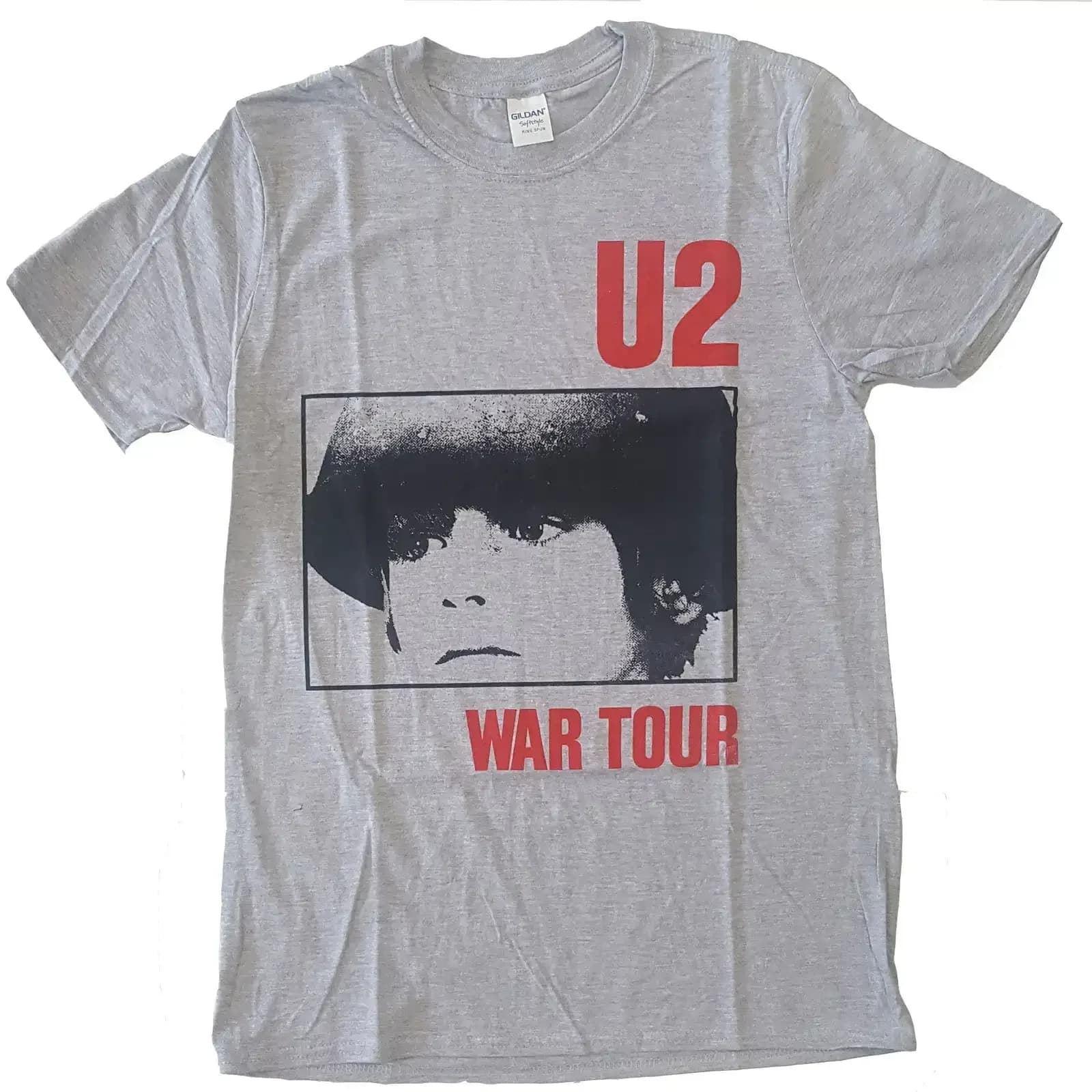 T-shirt U2: War Tour grigia con licenza ufficiale