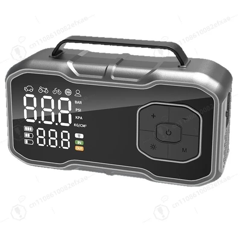 Multifunctional Portable Power Station, Car Jump Starter & Wireless Air Pump for Vehicle and Electric Bicycle Use