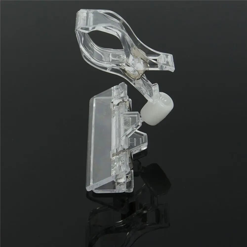 3/5 pezzi supporti per display in plastica trasparente multifunzione etichetta prezzo etichetta clip pubblicitarie POP