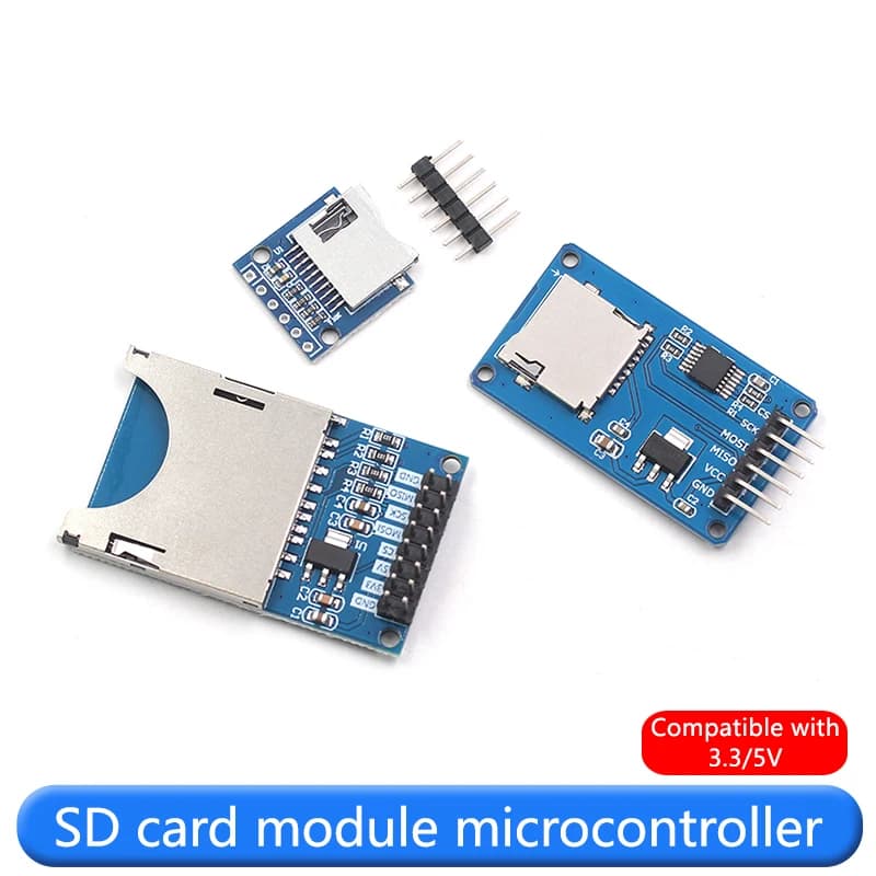 1 pz modulo scheda SD microcontrollore modulo scheda Micro SD CH376S interfaccia SPI mini lettore di schede TF