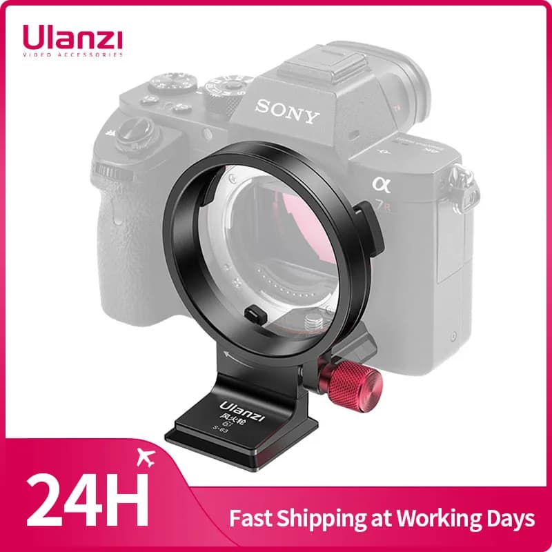 Ulanzi S-63 Arca Kit piastra di montaggio orizzontale-verticale girevole per fotocamera DSLR Sony A7 III/A7R V/A7 IV/A7S III/A7R IV