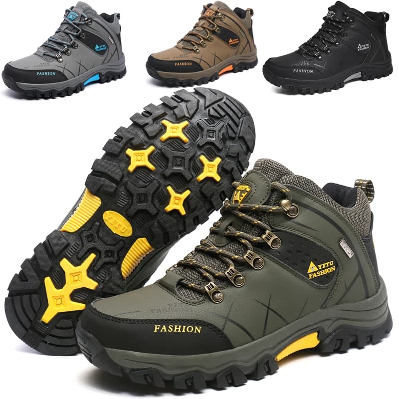Men's Winter Snow Boots Waterproof Leather Trekking Shoes Super Hot Men's Boots Men's Men's Trekking Boots Outdoor Men's Running Shoes