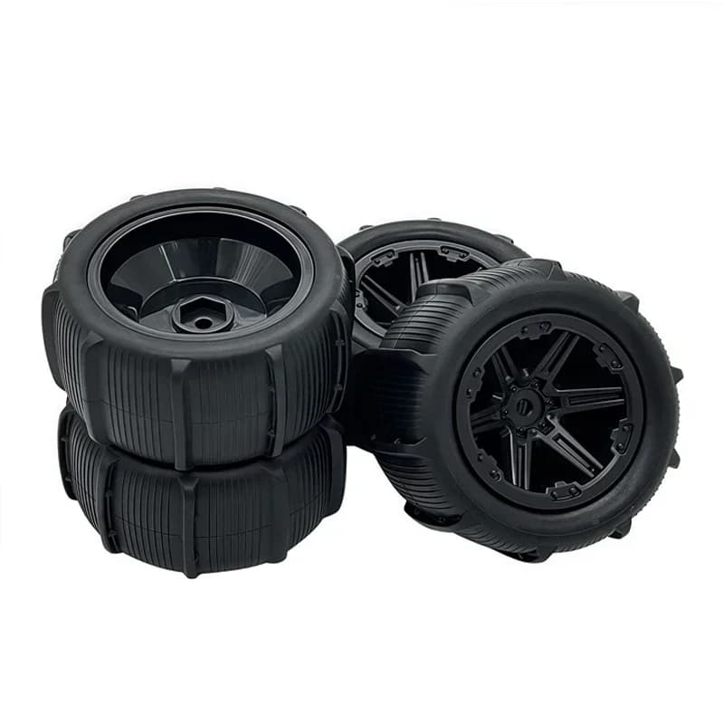 Pneumatici Esagonali da 12mm per Neve, Sabbia e Fango - Compatibili con Auto RC WLtoys 144001 144010 MJX 1/14 1/16 1/18