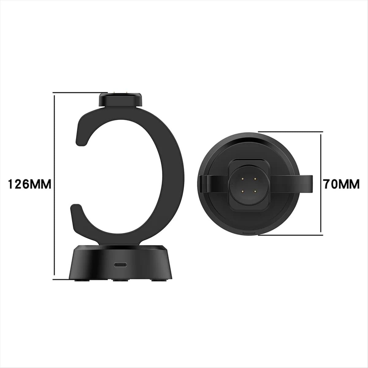 Supporto dock per caricabatterie magnetico A14M con cavo di ricarica USB tipo C Base per stazione di ricarica per Pixel Watch 3 41MM 45MM
