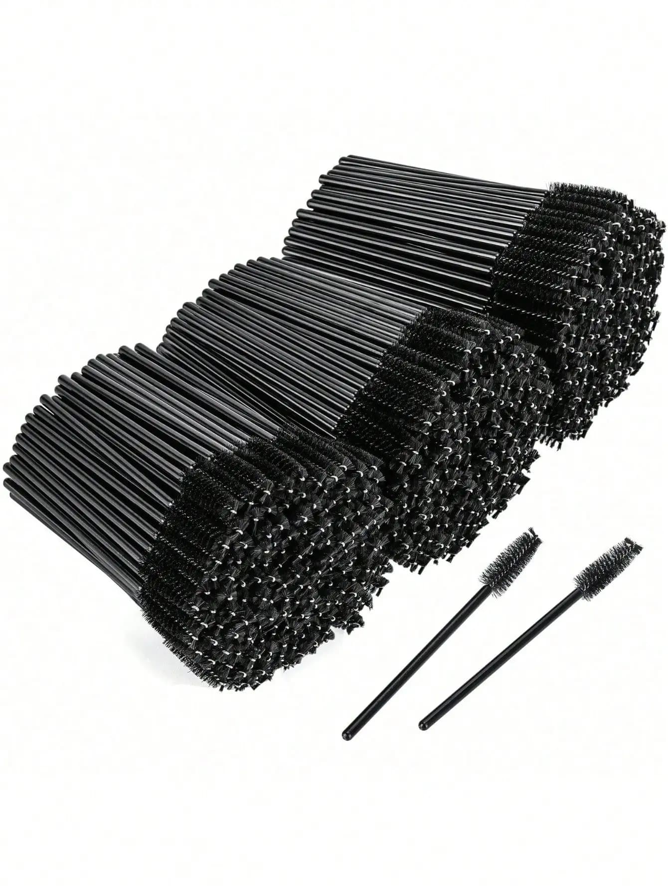 5 disposable eyelash brushes, mascara applicators, eyelash combs, spiral brushes for eyelash extension, spiral brushes for eyebrows, eye makeup set and eyebrows, cleaning accessories and glitter application, a must for travel.