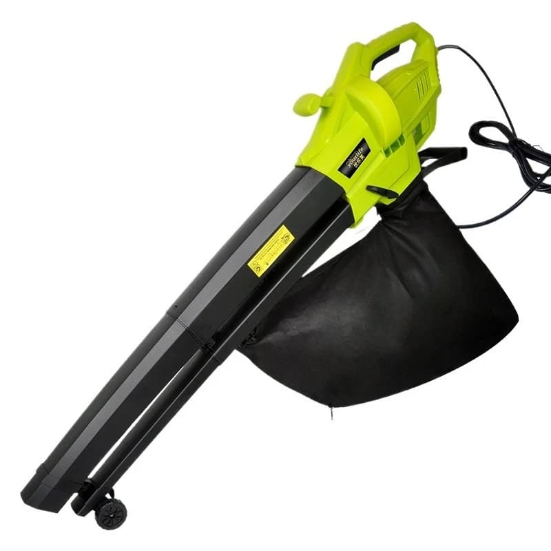 Electric blower for leaves, pulverizer, hairdryer, dust extractor, powerful industrial blower with high power
