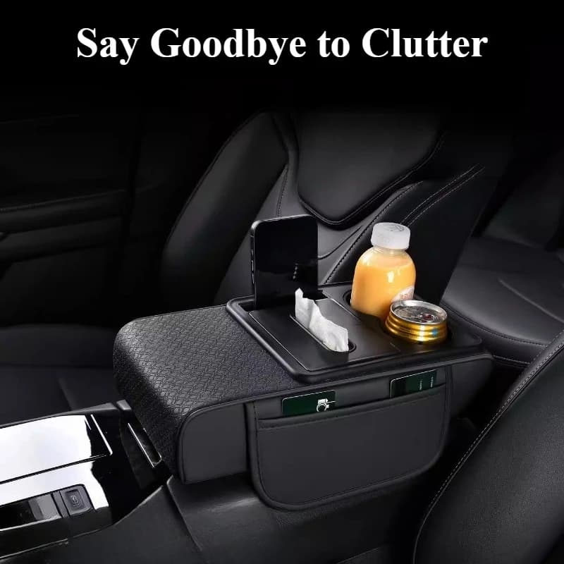 Per Nissan Sylphy/Qashqai/X-Trail/Altima/Tiida: Cuscinetto rialzato per bracciolo centrale, borsa portaoggetti, accessori multifunzione e utensili