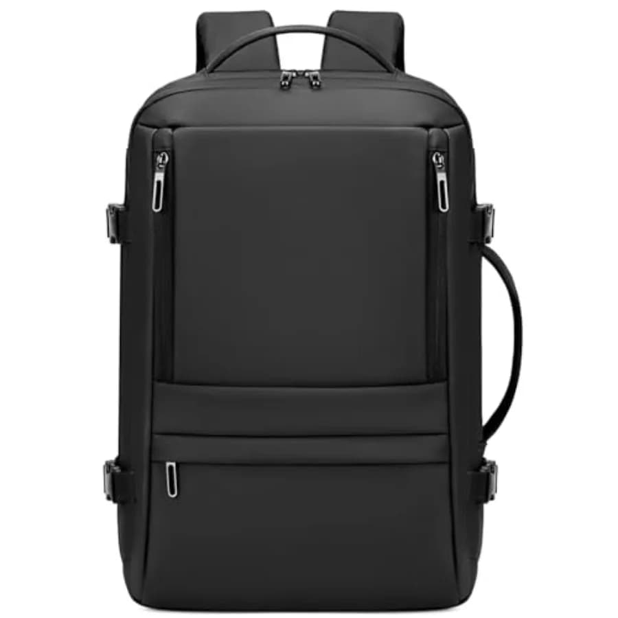 Zaino da Viaggio per Aerei 35L, Borsa da Viaggio Espandibile per Valigia, Bagaglio a Mano per Affari e Weekend - Ideale per Voli