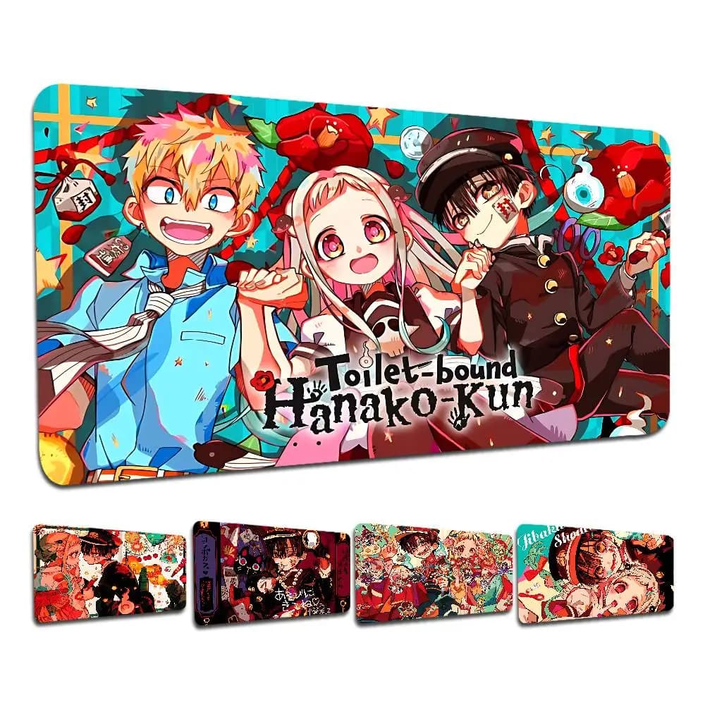 Tappetino per Mouse Personalizzato Anime Toilet Bound Hanako Kun, Spesso e Oversize, per Gaming, Tastiera, Notebook e Tavolo
