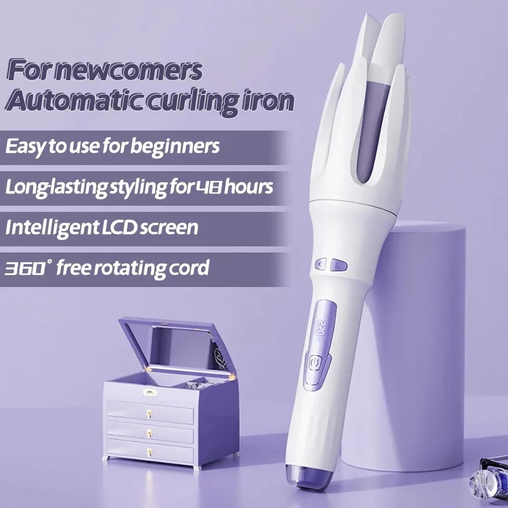 Fully automatic electric hair curling iron No damage to hair Iron curler large long life permanent automatic rotating iron