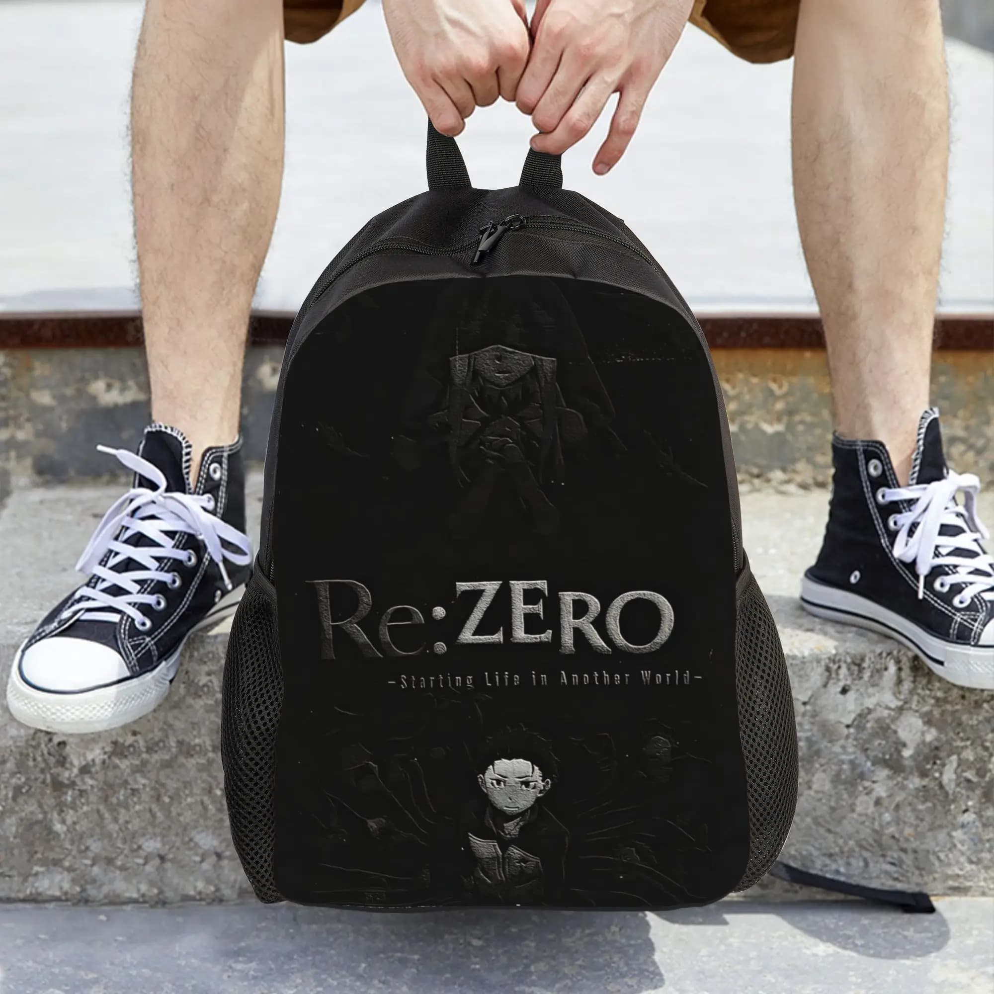 Fashion Re ZERO Anime Backpacks Its Bag mochila School Zipper Closure Rucksack