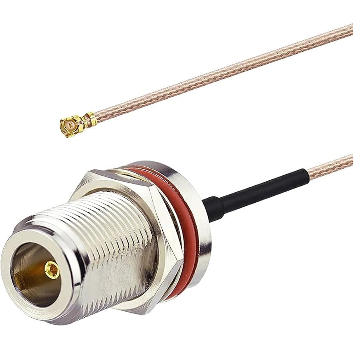 Cavi coassiali femmina tipo N U.FL UFL MHF1 a N femmina Cavo coassiale RG178 per antenna router mobile T Mini schede PCIE Wi-Fi WLAN