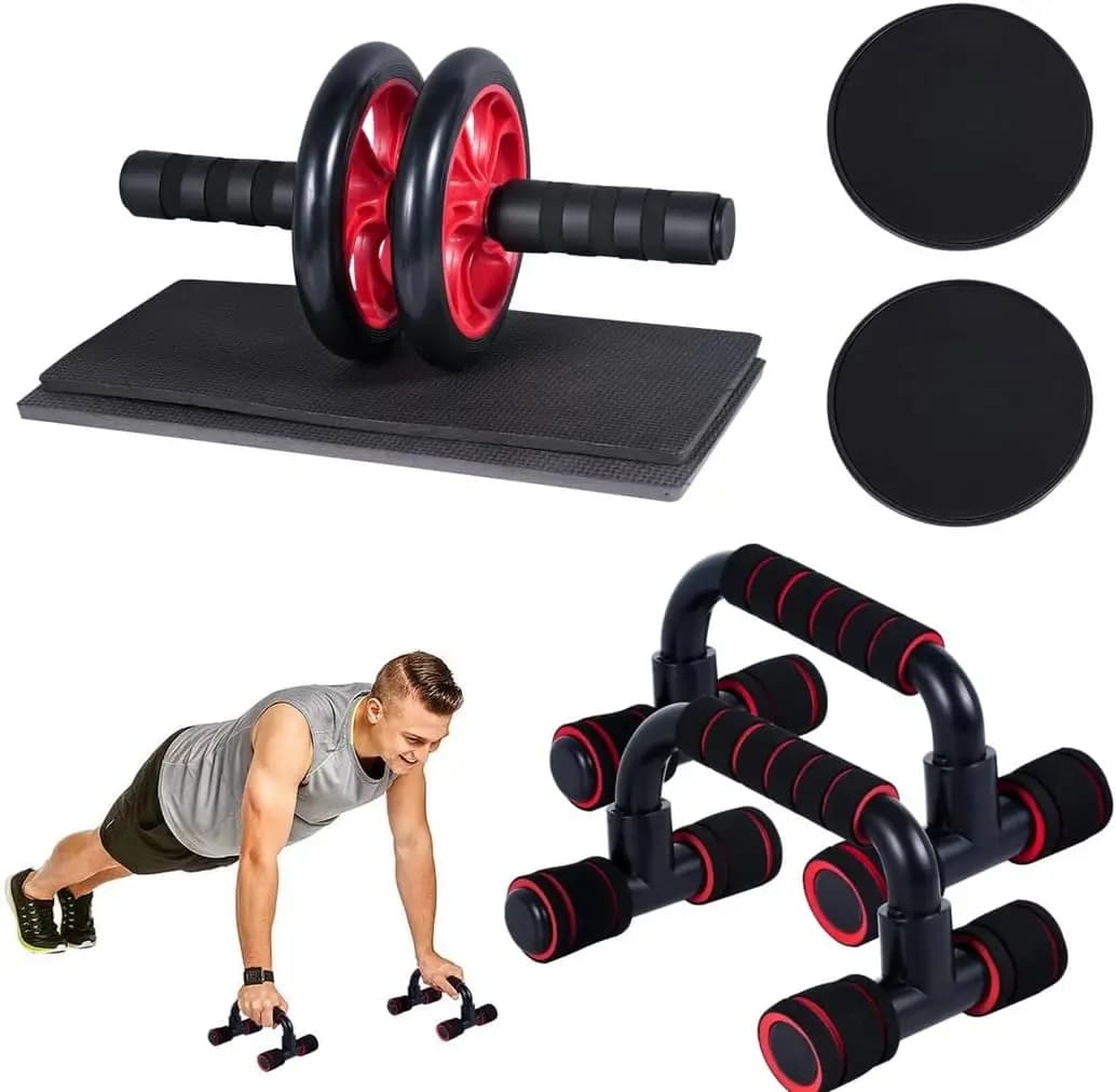 Rebound Ab Roller Wheel Home Gym Training Equipment Gym Knetic Resistance Train Insane Ab Wheels for Core Strength Abd Exercises