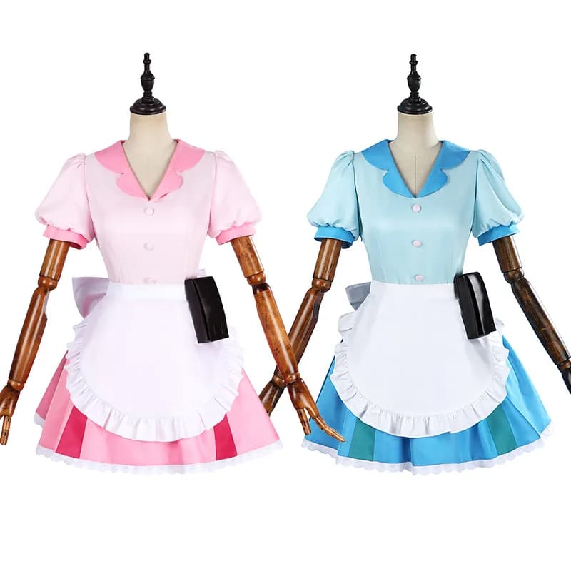 Disponibile Anime Pantyy e calza Cosplay Anarchia con giarrettiera Costume Lolita Cameriera Abito Angelo Vestito di Halloween per le donne