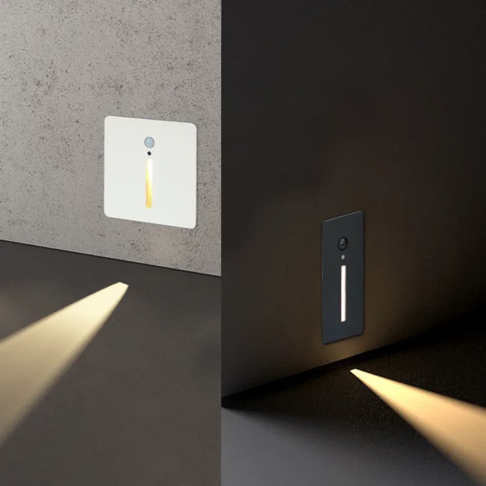 Lampada da parete sensore da incasso luce notturna per soggiorno Step & scale Foyer bagno comodino 3W LED scatola di montaggio per apparecchi di illuminazione per interni
