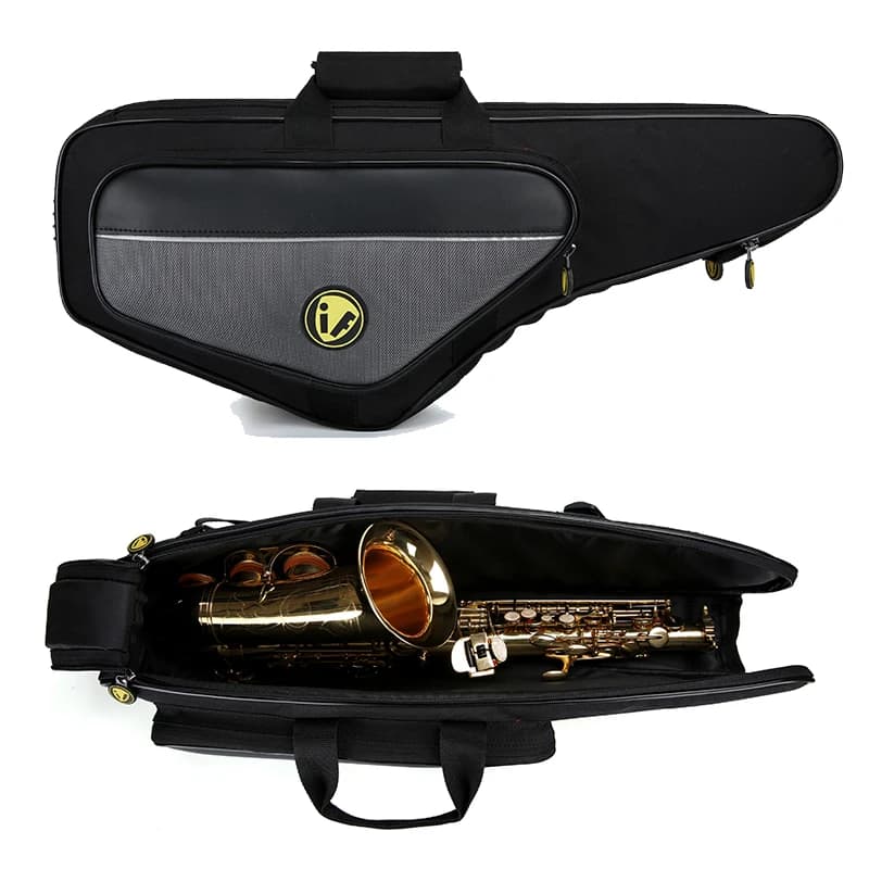 Drop E Alto Saxophone Shoulder Bag Thickened Saxophone Storage Backpack Portable Sax Carrying Bag Musical Instrument Organizer