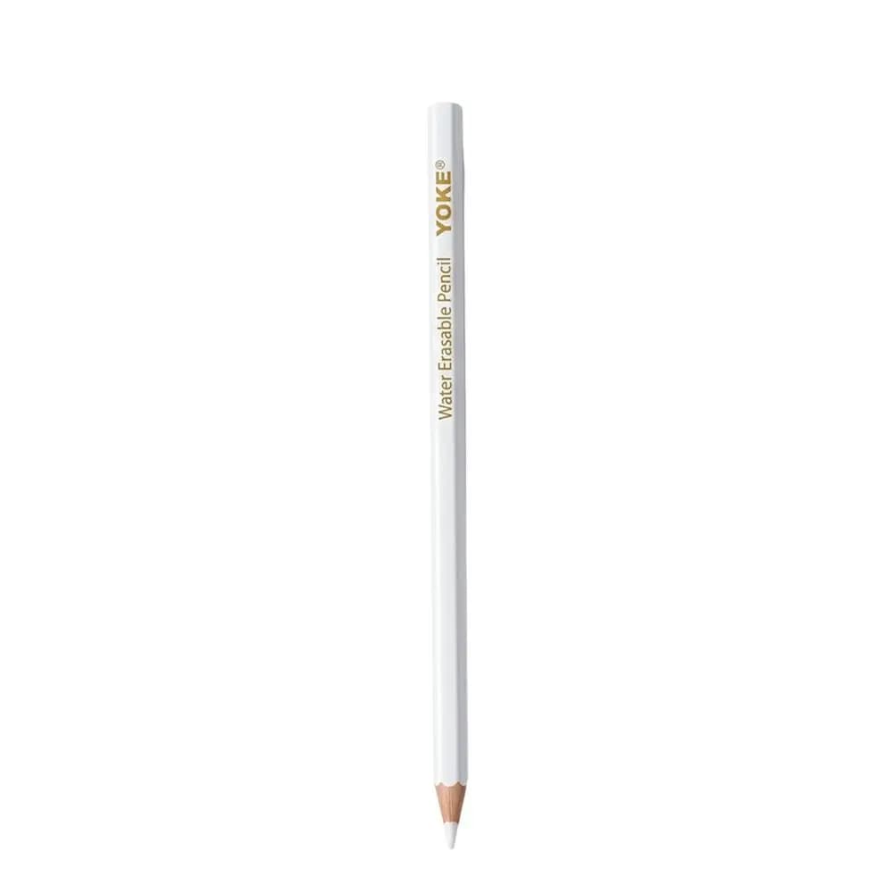 New Wood Water Soluble Pencil White Water Soluble Sewing Marking Pencil Disappearing Mark Fabric Marking Pencil Sewing Supplies