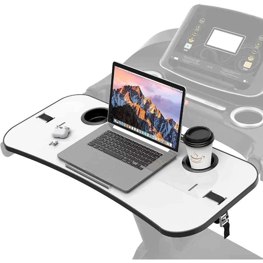 Accessorio da scrivania per tapis roulant 36 pollici Vassoio da battistrada Workstation Supporto per supporto per laptop per notebook Tablet Tazza per telefono Platfo ergonomico