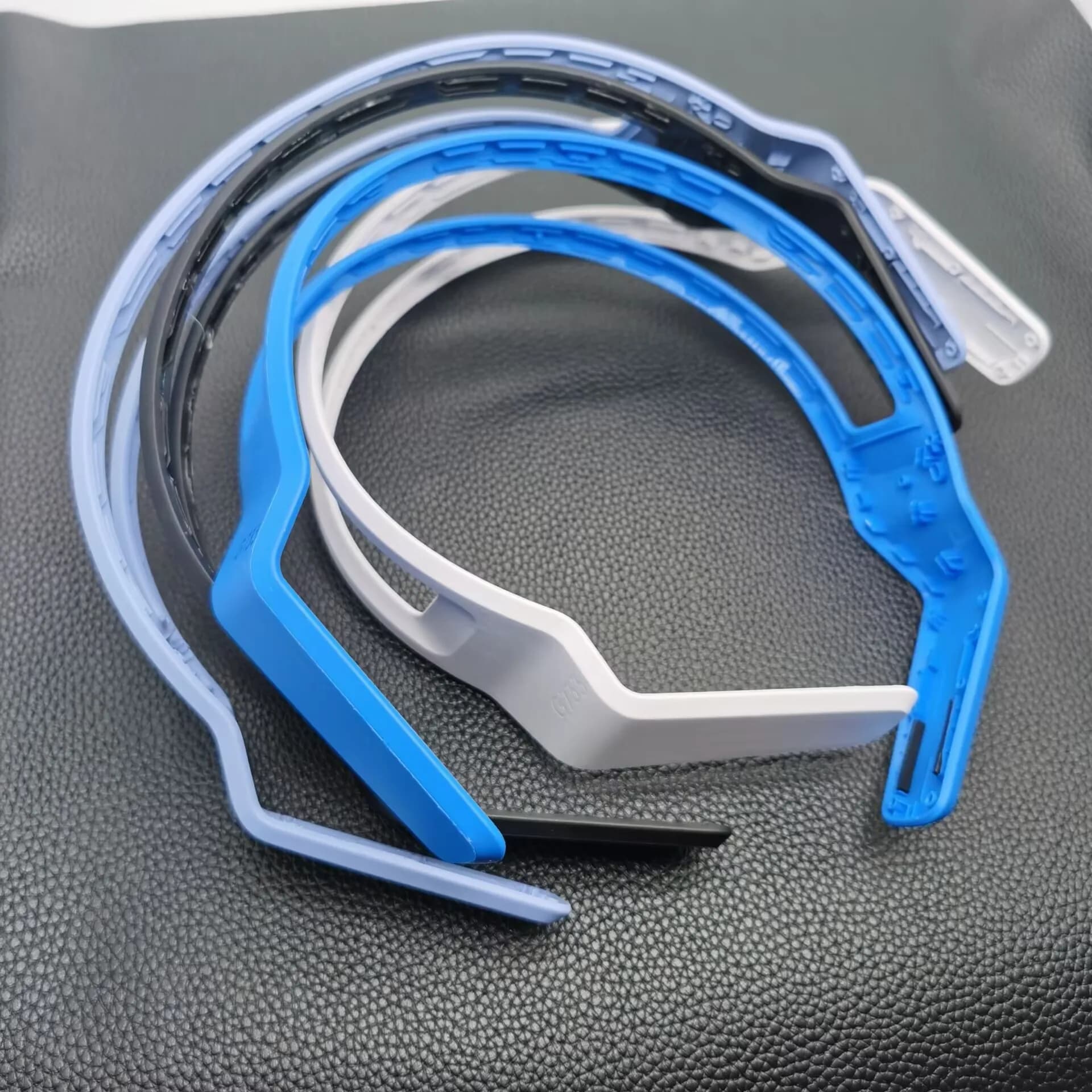 Staffa per fascia G733 per cuffie wireless Logitech G733 di ricambio per fascia in plastica parti di riparazione originali