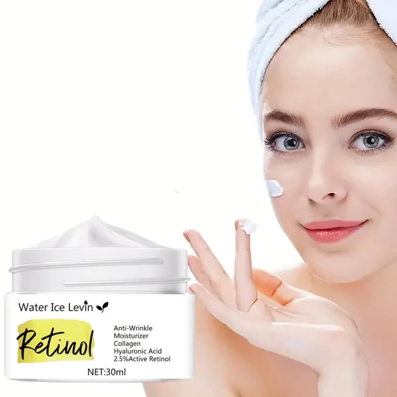 Crema idratante al retinolo da 30 g per viso, corpo e mani, adatta per donne e uomini, contenente collagene al retinolo, ingredienti senza alcol