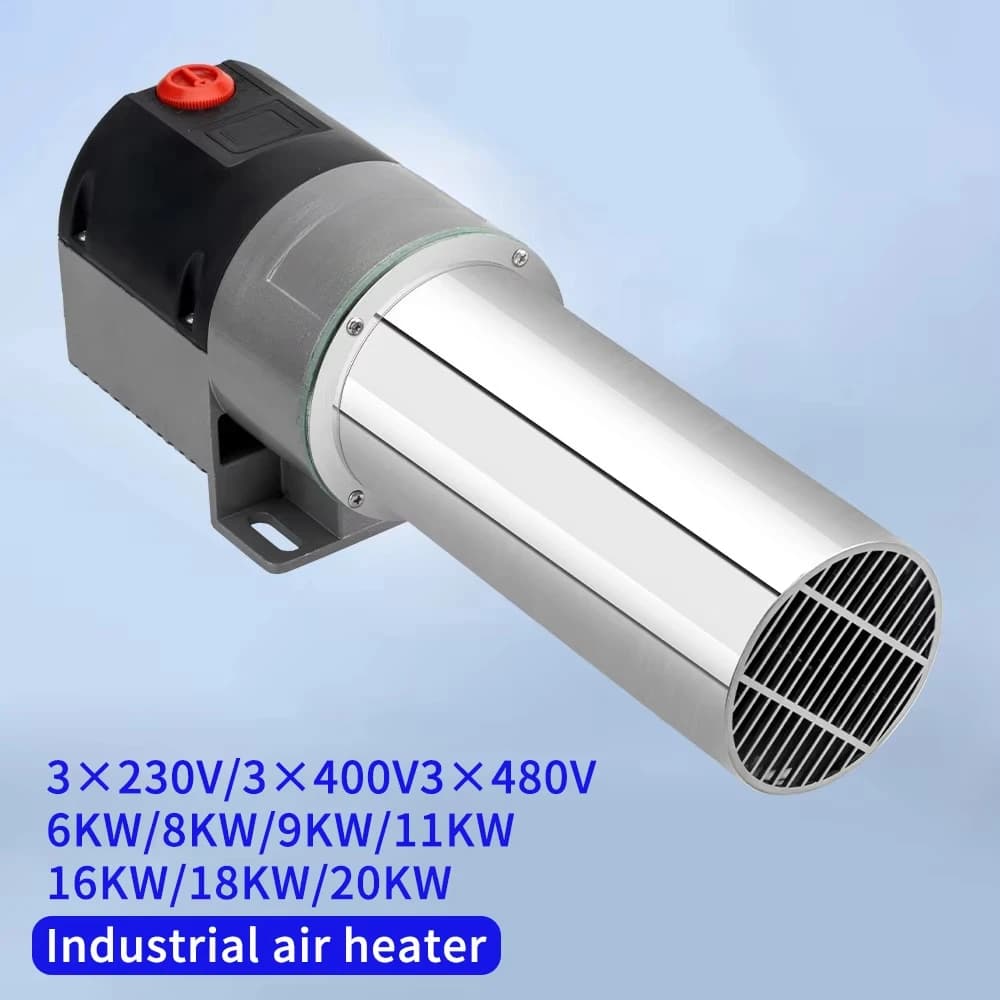 Pistola Termica ad Alta Temperatura 15kw 20kw con Cavo, Soffiatore d'Aria Calda, Strumenti con Tubo ad Aria Calda, Riscaldatori Industriali ad Alta Pressione