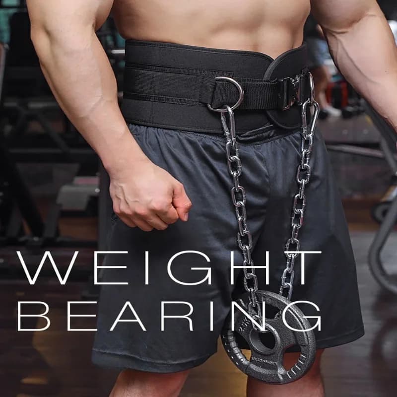 Men's fitness belt for weight transport, horizontal squat bar, waist protection, back muscle strength training belt