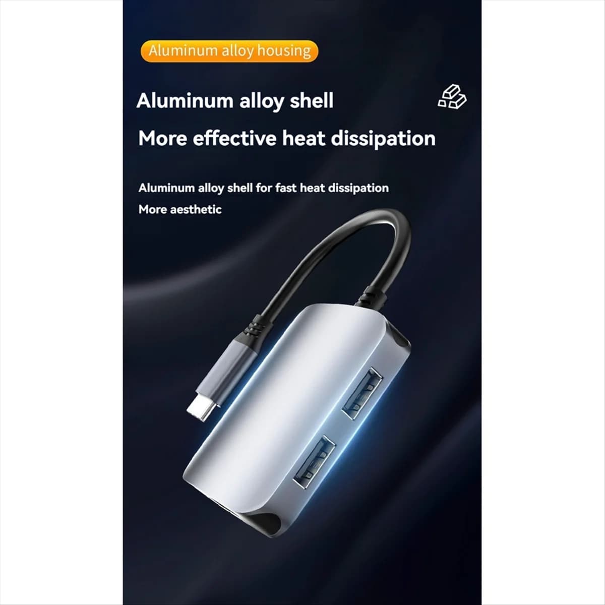 Nuovo hub USB C 6 in 1 tipo C 3.0 adattatore per scheda SD TF compatibile con splitter per caricabatterie rapido PD Docking station USB HUB