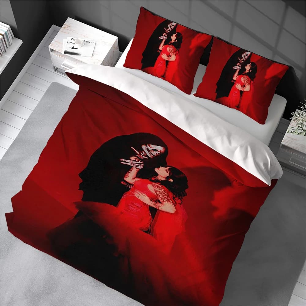 Mothica Rapper Cover Set, Bed Linen Style Home, Soft Cotton, Set 3 Pieces, Student's Dormitory Gift