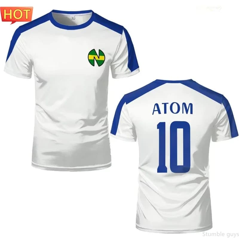 ATOM School Nansheng Olive And Benji Kits Soccer Jersey Animation Captain Men Tshirt High Quality Casual Sport Parent-child Tops