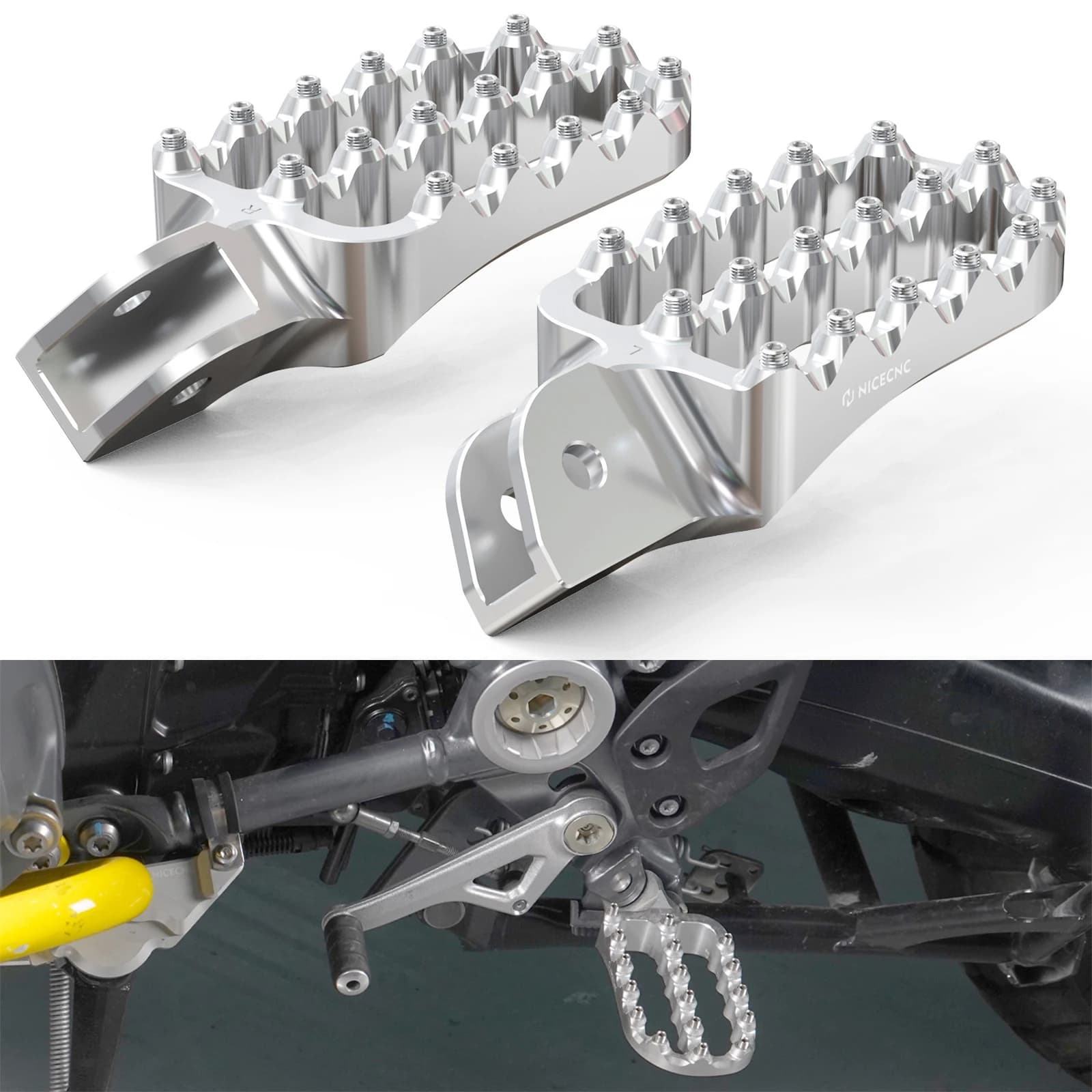 Per il 2013-2018 BMW R1200GS Adventure R1200GS Pedane Pedale Pedane per BMW R1250GS 2019-2023 R1250GS Adventure 2019-2024