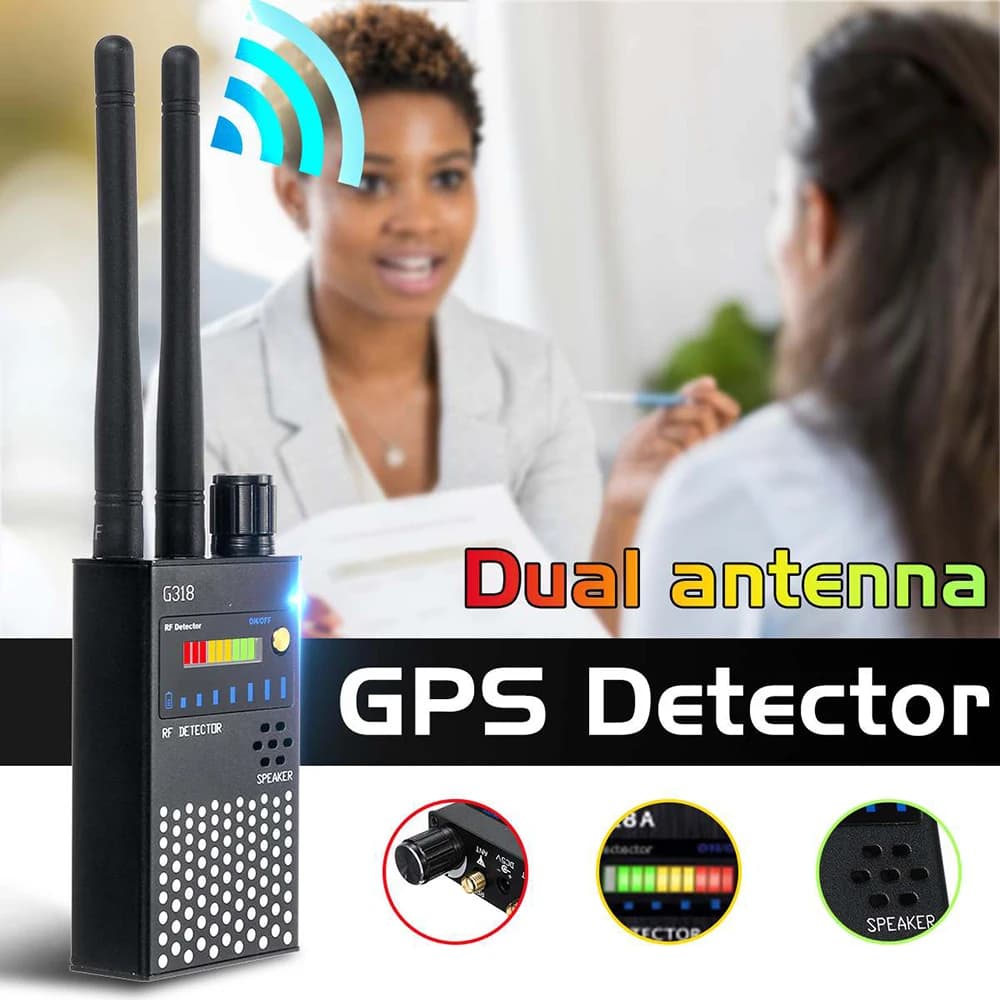 Rilevatore di Telecamere Nascoste Anti-Intercettazione G318A, Scanner di Segnali RF, Localizzatore di Bug GSM GPS, Dispositivo di Sicurezza Anti-Spionaggio