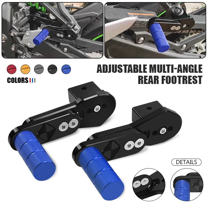 Poggiapiedi Per CB650R CB650F CB500F CB300R CB1000R CB125R 250R CB1100 CB1300 Moto Regolabile Multi-angolo Pedale Piede Posteriore