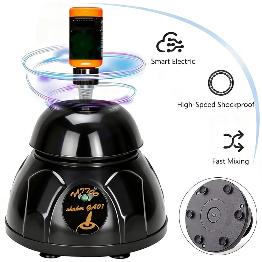 Agitatore elettrico per pigmenti di inchiostro per tatuaggi Miscelatore vortice Base antiscivolo Smalto per unghie Gel Scuotendo Accessori per tatuaggi