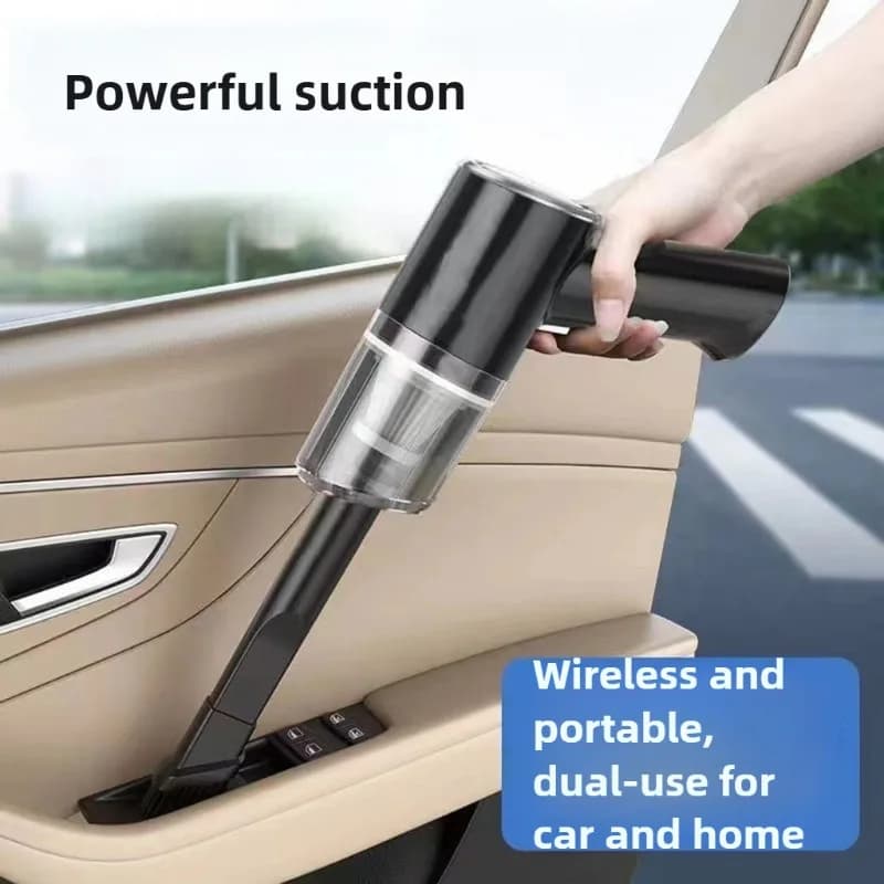 Nuovo aspirapolvere per auto, mini con forte potenza di aspirazione, portatile, piccolo e wireless per uso in auto