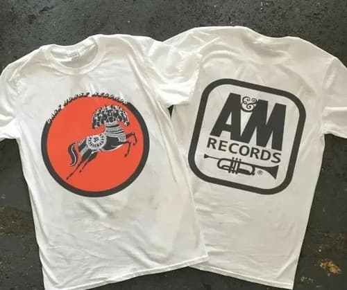 T-shirt Unisex George Harrison Anni '70 Dark Horse A&M Records, Adatta per Streetwear, Hip-hop, Moda Urbana
