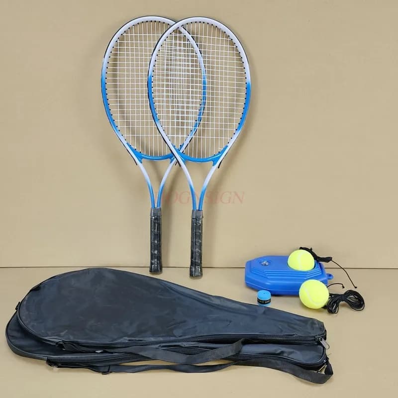 Tennis coach, single player, cord rebound, individual tennis racket set for beginners, adults and children