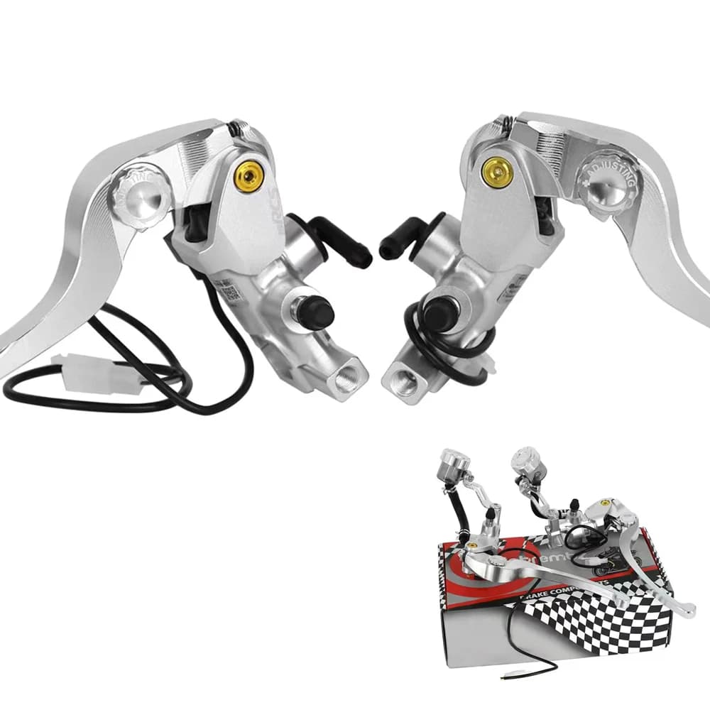 CNC 19RCS Moto Cilindro Maestro del Freno Cavo Frizione Pompa Freno Leva 22mm Per Honda Yamaha Kawasaki Suzuki Racing Dirt Bike