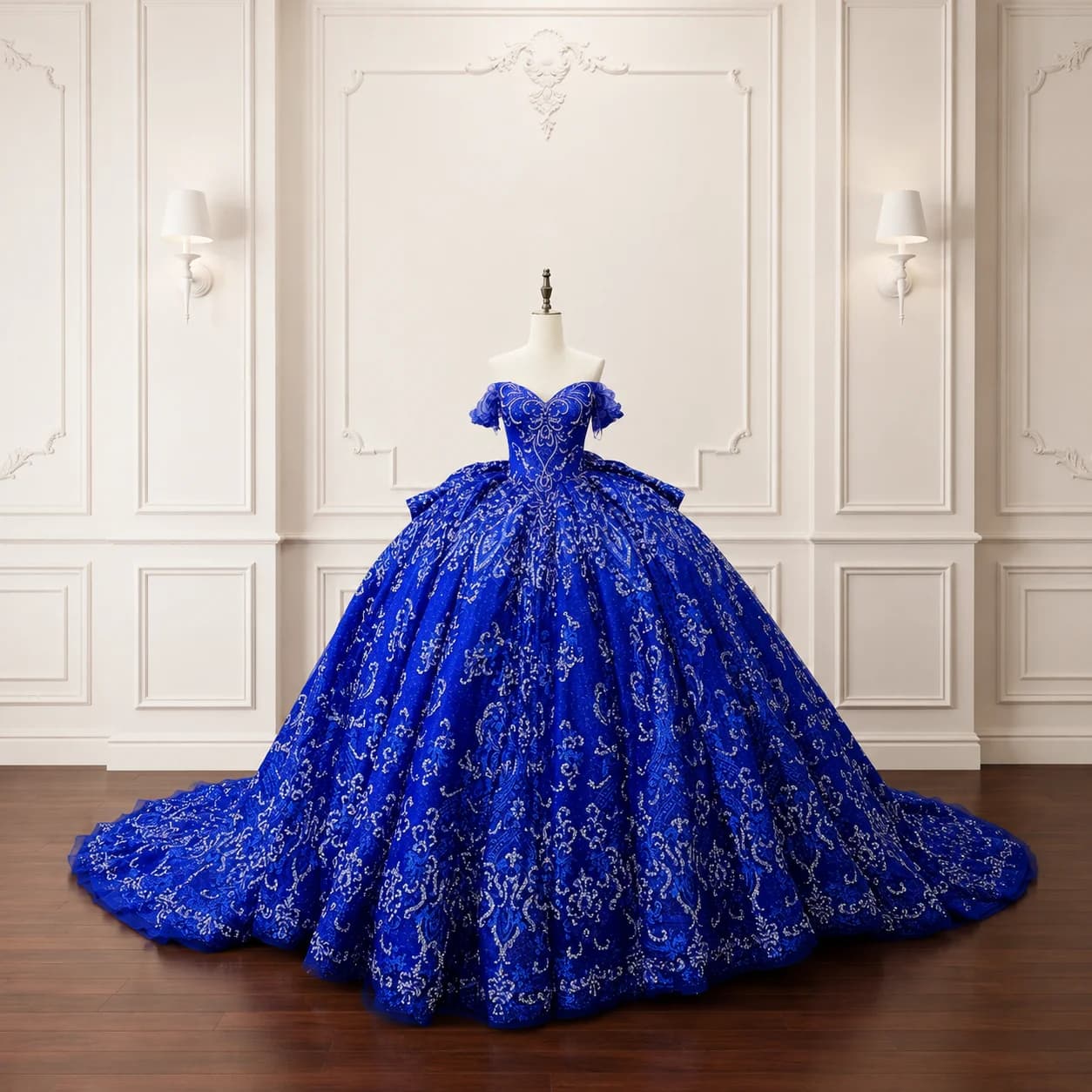 Off the Shoulder Quinceanera Dresses for Girl Ruffles Sweetheart Bling Vestidos De 15 Quinceanera Chapel Train Customized