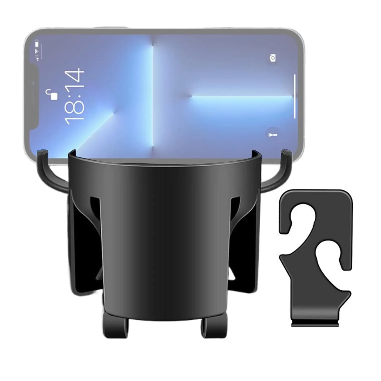 Portabicchieri per sedile posteriore dell'auto Ganci per seggiolino auto per poggiatesta Accessori organizer multifunzionali per bottiglia di bevande interna