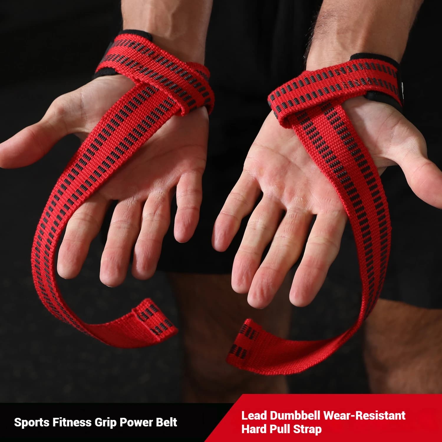 WOSWEIR-Weightlifting Wrist Support Bar Thickened Palm Grip for Dumbbell Pull-Up Enhanced Fitness Barbell Training Accessory
